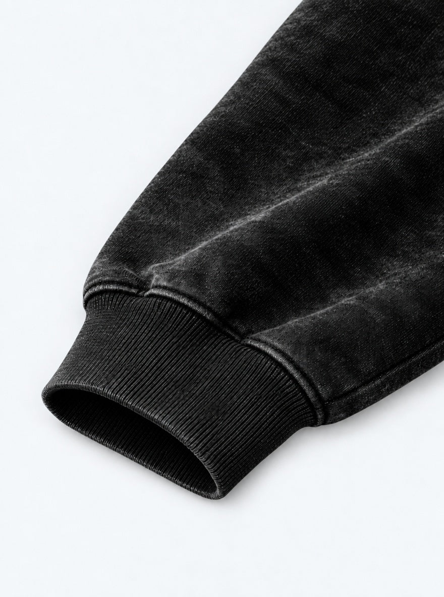 Dynamight – Black & Grey Hoodie – cuff close-up | My Hero Academia