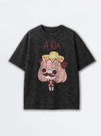 A A – Black Acid Wash Tee – mockup | Meme Tees