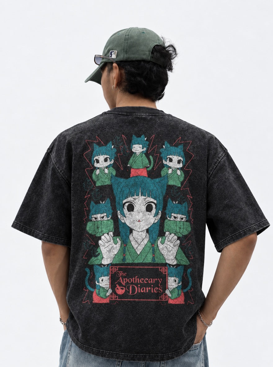 Cat Maomao – T-Shirt – model shot | Apothecary Diaries