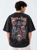 Titan Lineup – T-Shirt – model shot | Attack on Titan