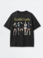 Baddies – Black Acid Wash Tee – mockup | Meme Tees