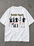 Baddies – White Tee – flat-lay | Meme Tees