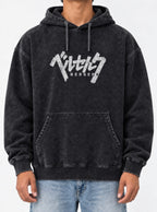 White Katakana Logo – Hoodie – model shot | Berserk
