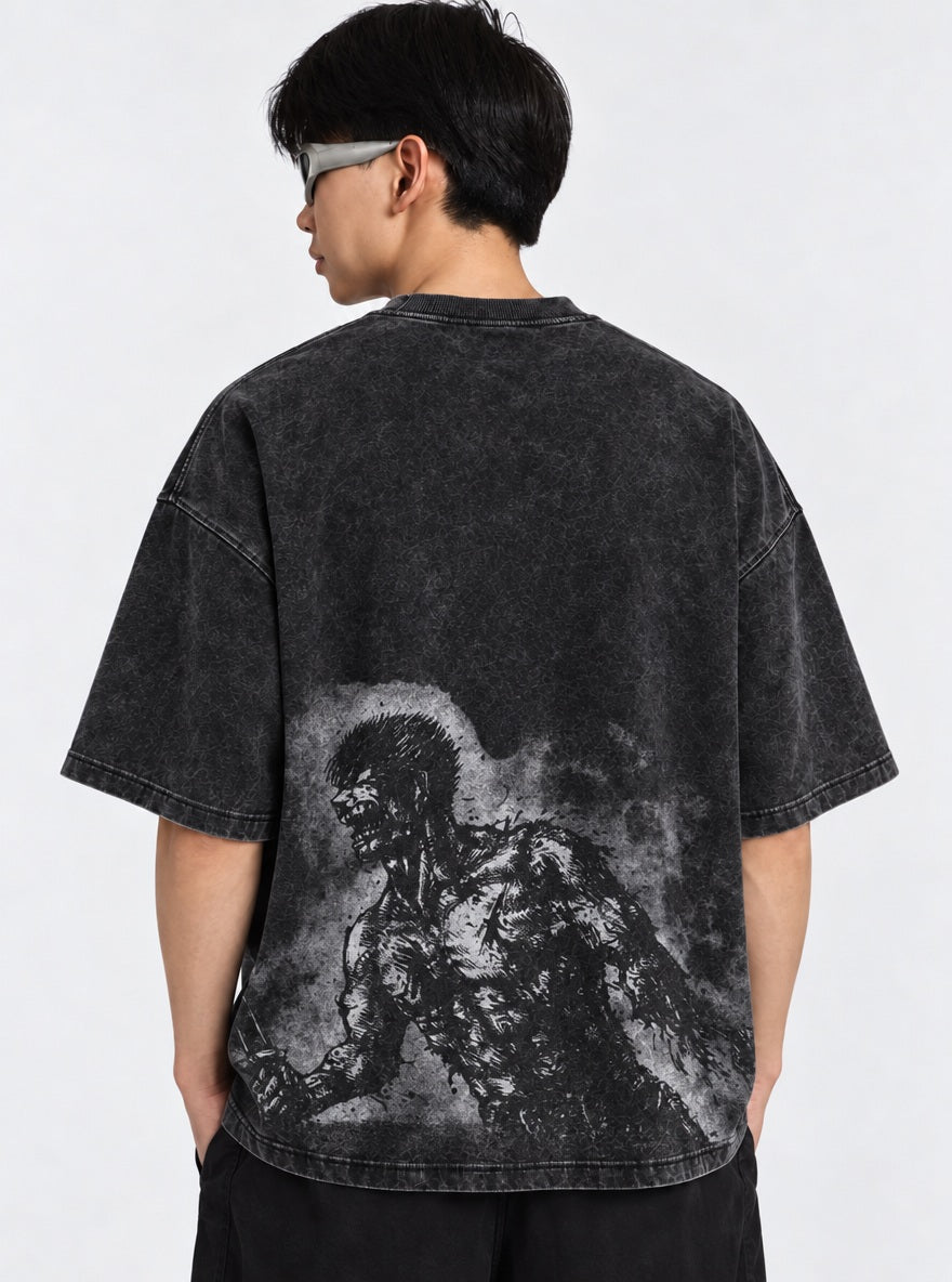 Bloodied Guts – T-Shirt – model shot | Berserk