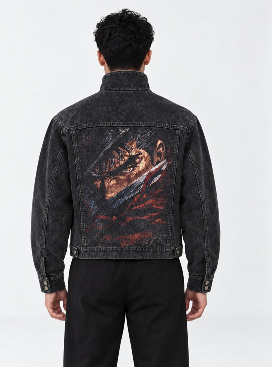 Rogue Jacket – Guts Blade Glare – model shot | Berserk