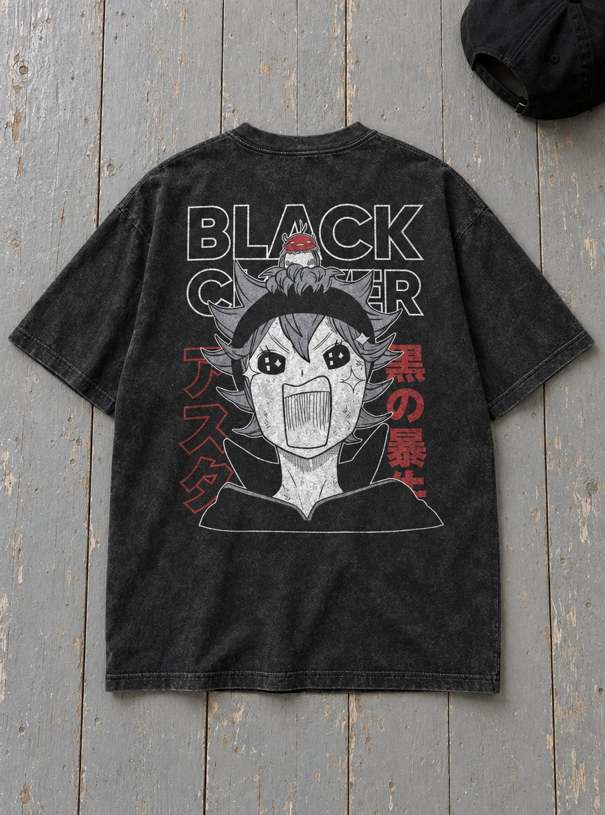 Asta & Nero – T-Shirt – flat-lay | Black Clover
