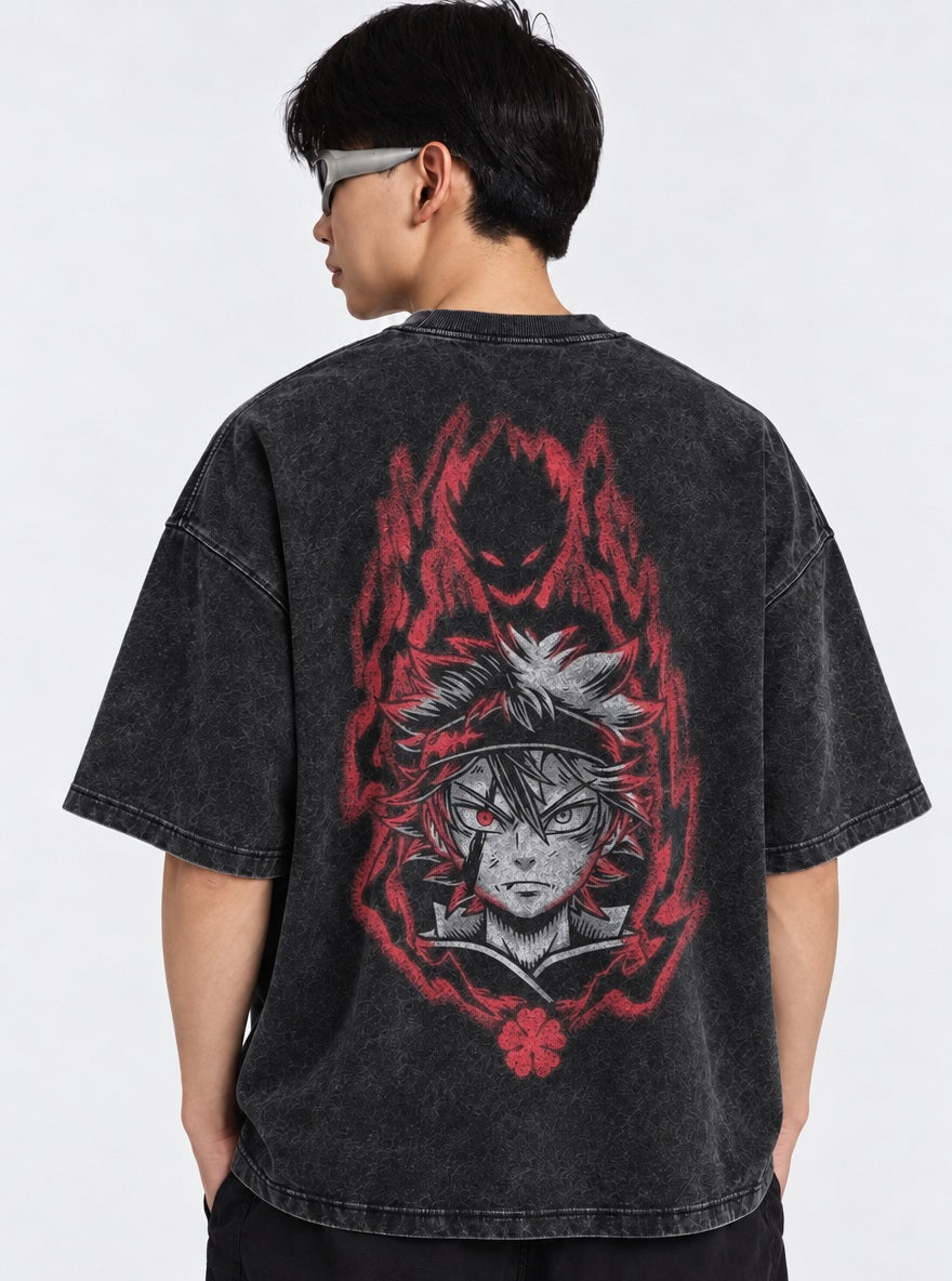 Asta Devil Eye – T-Shirt – model shot | Black Clover