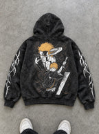 Ichigo vs Hollow – Hoodie – flat-lay | Bleach
