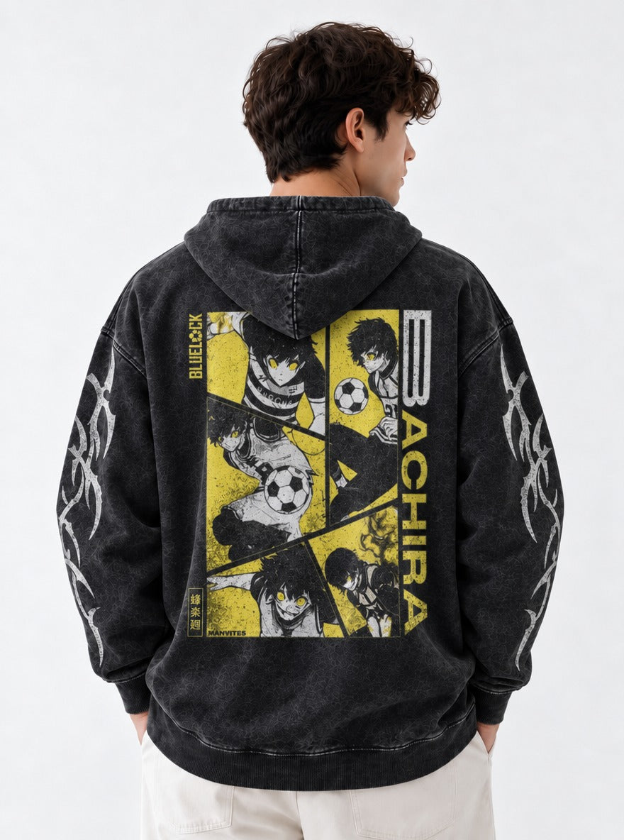 Comic Surge – Hoodie – model shot | Blue Lock