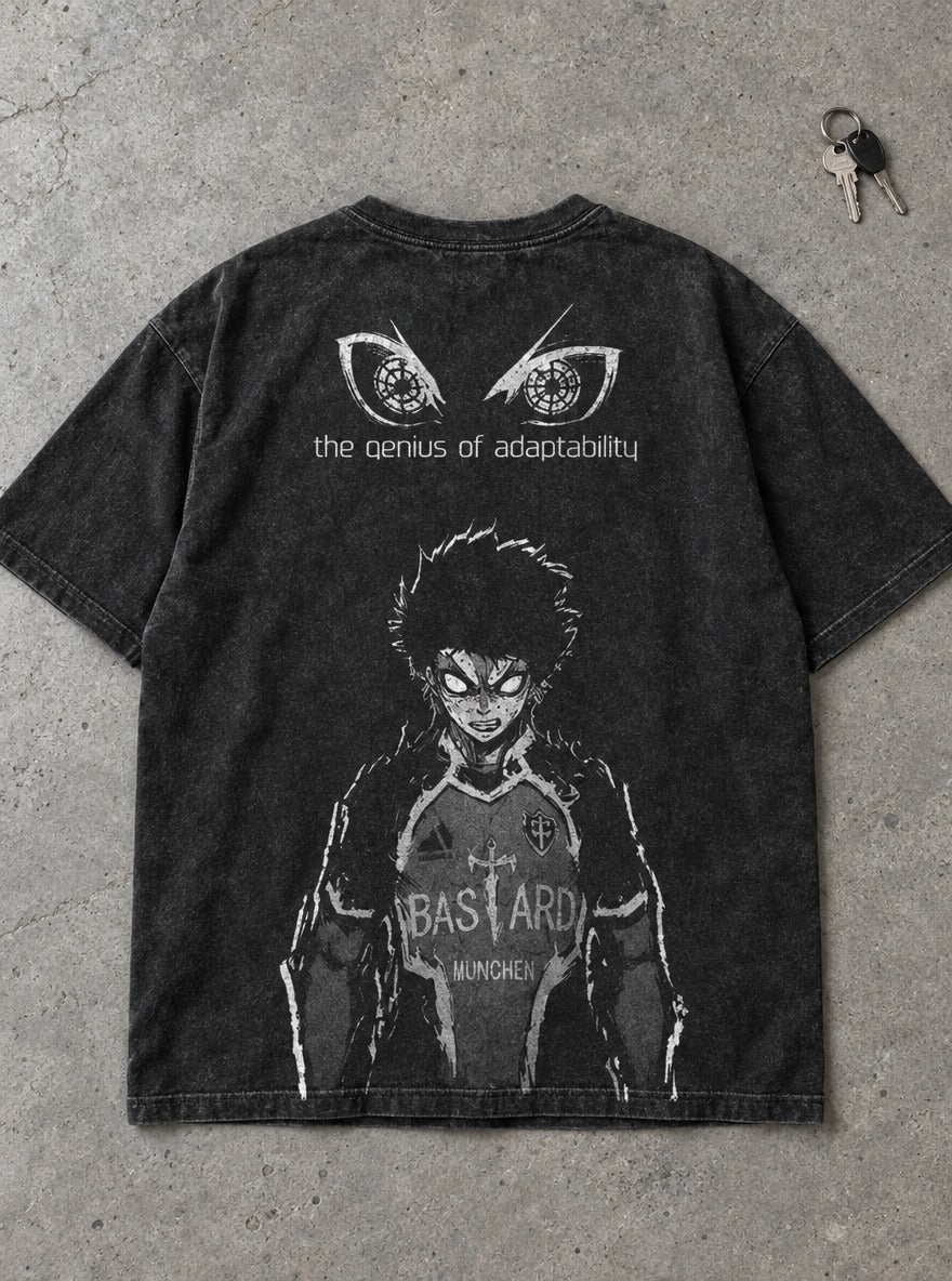 Cross Emblem – T-Shirt – flat-lay | Blue Lock
