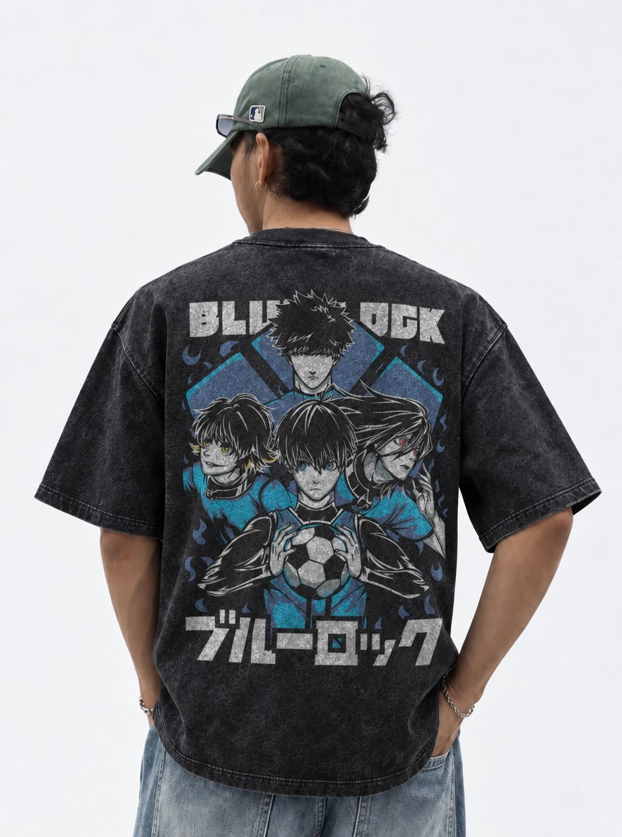 Diamond Cluster – T-Shirt – model shot | Blue Lock