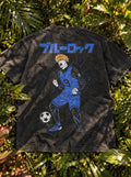 Fiery Nine – T-Shirt – flat-lay | Blue Lock