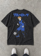 Fiery Nine – T-Shirt – flat-lay | Blue Lock