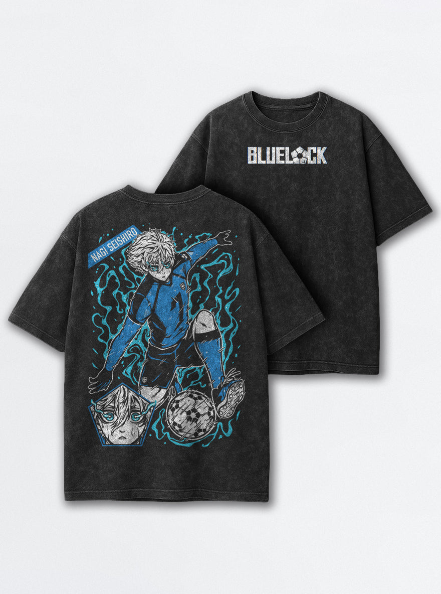 Nagi Strike – T-Shirt – mockup | Blue Lock
