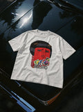 Bruno – White Tee – flat-lay | Meme Tees