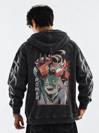 Blood Fiend Power – Hoodie – model shot | Chainsaw Man