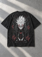 Okarun Shadow – T-Shirt – flat-lay | Dandadan