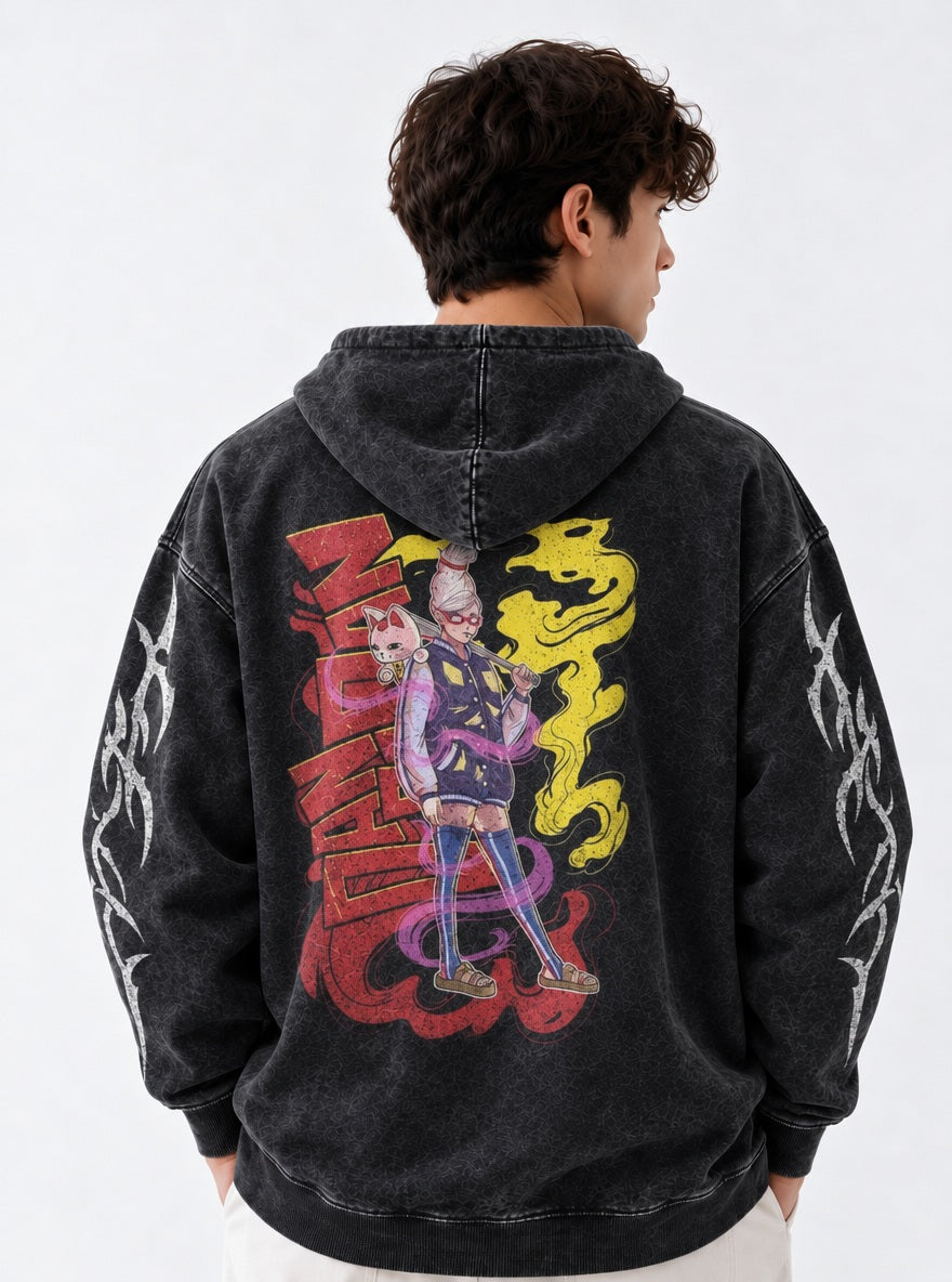 Seiko Smoke – Hoodie – model shot | Dandadan