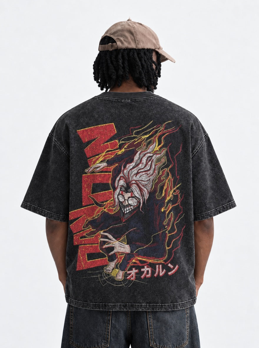 Okarun Lightning – T-Shirt – model shot | Dandadan