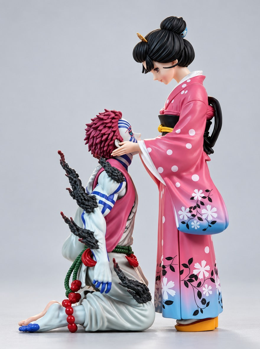 Akaza & Koyuki Figure – side view | Demon Slayer