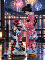 Akaza & Koyuki Figure – fireworks scene | Demon Slayer