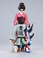 Akaza & Koyuki Figure – back view | Demon Slayer