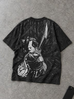 Ink Slash – Black T-Shirt – flat-lay | Demon Slayer
