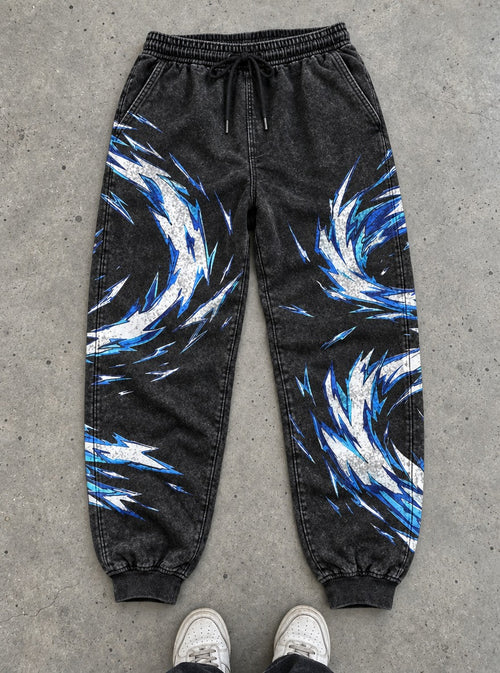 Beast Breathing Joggers – Beast Breathing Joggers – flat-lay | Demon Slayer