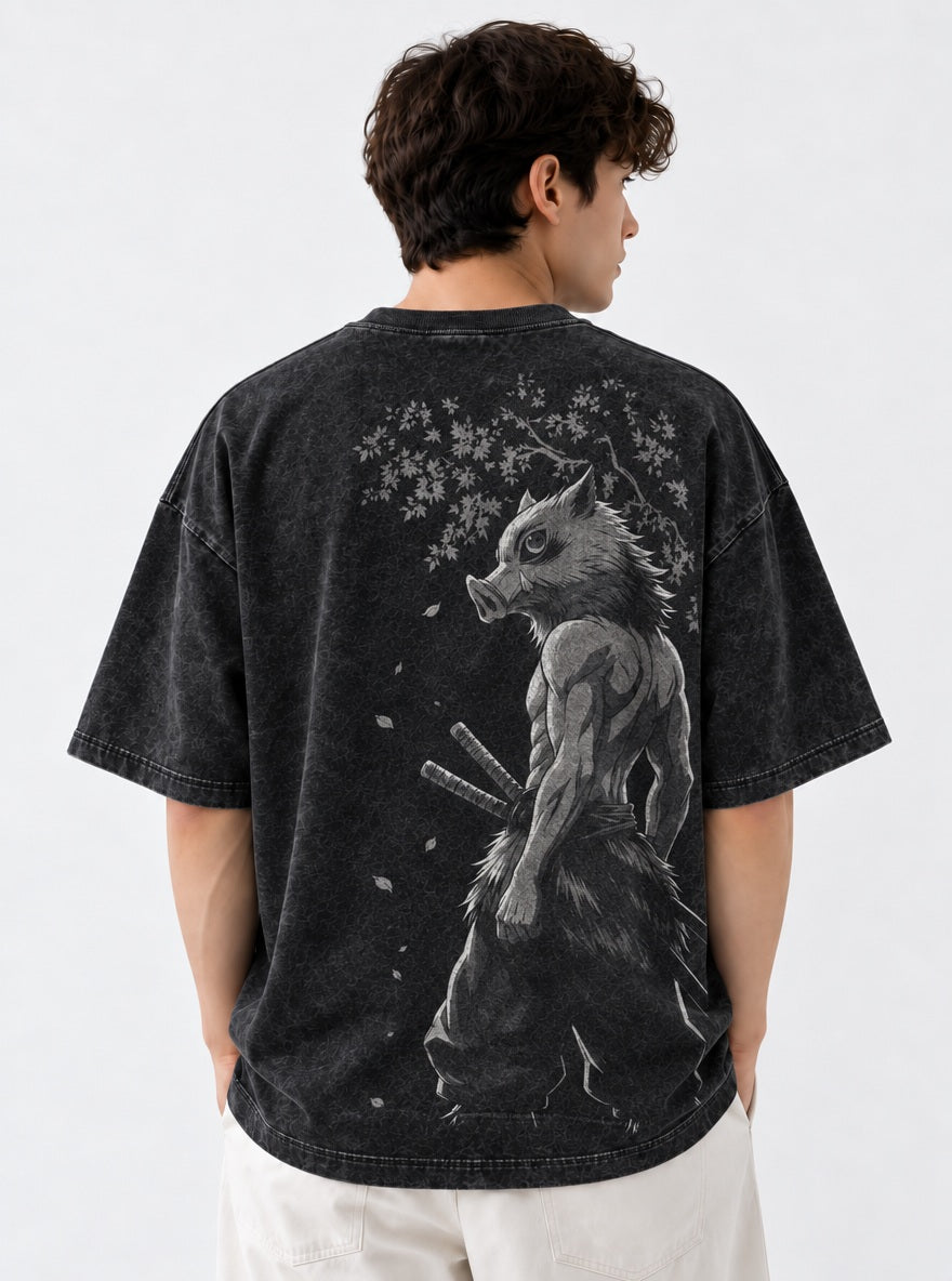 Wild Boar – T-Shirt – model shot | Demon Slayer