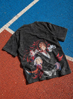 Kokushibo Smoke – T-Shirt – flat-lay | Demon Slayer