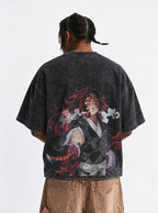 Kokushibo Smoke – T-Shirt – model shot | Demon Slayer