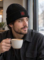 Slayer Crest Beanie 4-Pack – Black – Akaza – worn | Demon Slayer