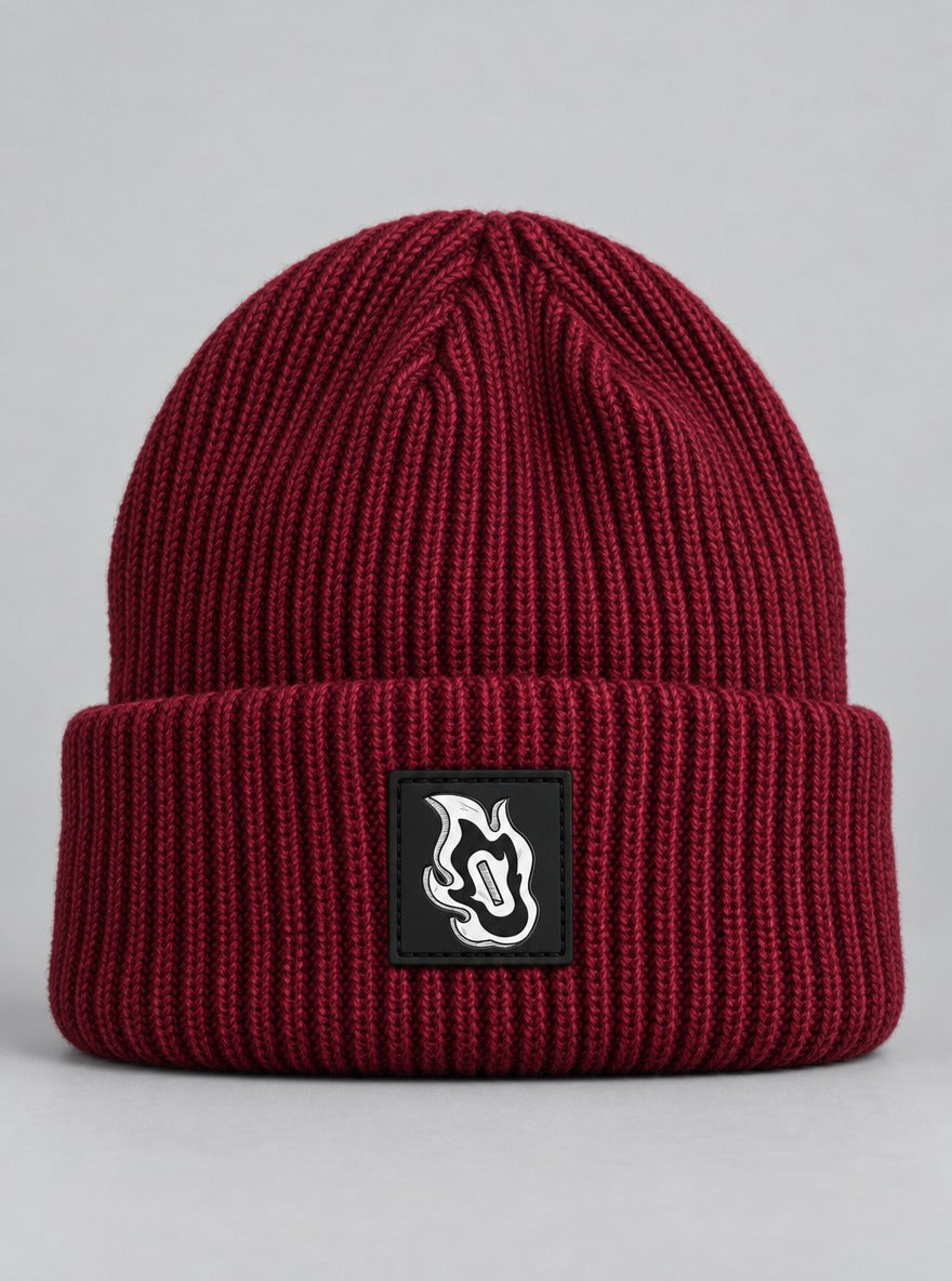 Slayer Crest Beanie 4-Pack – Burgundy – Rengoku – beanie | Demon Slayer