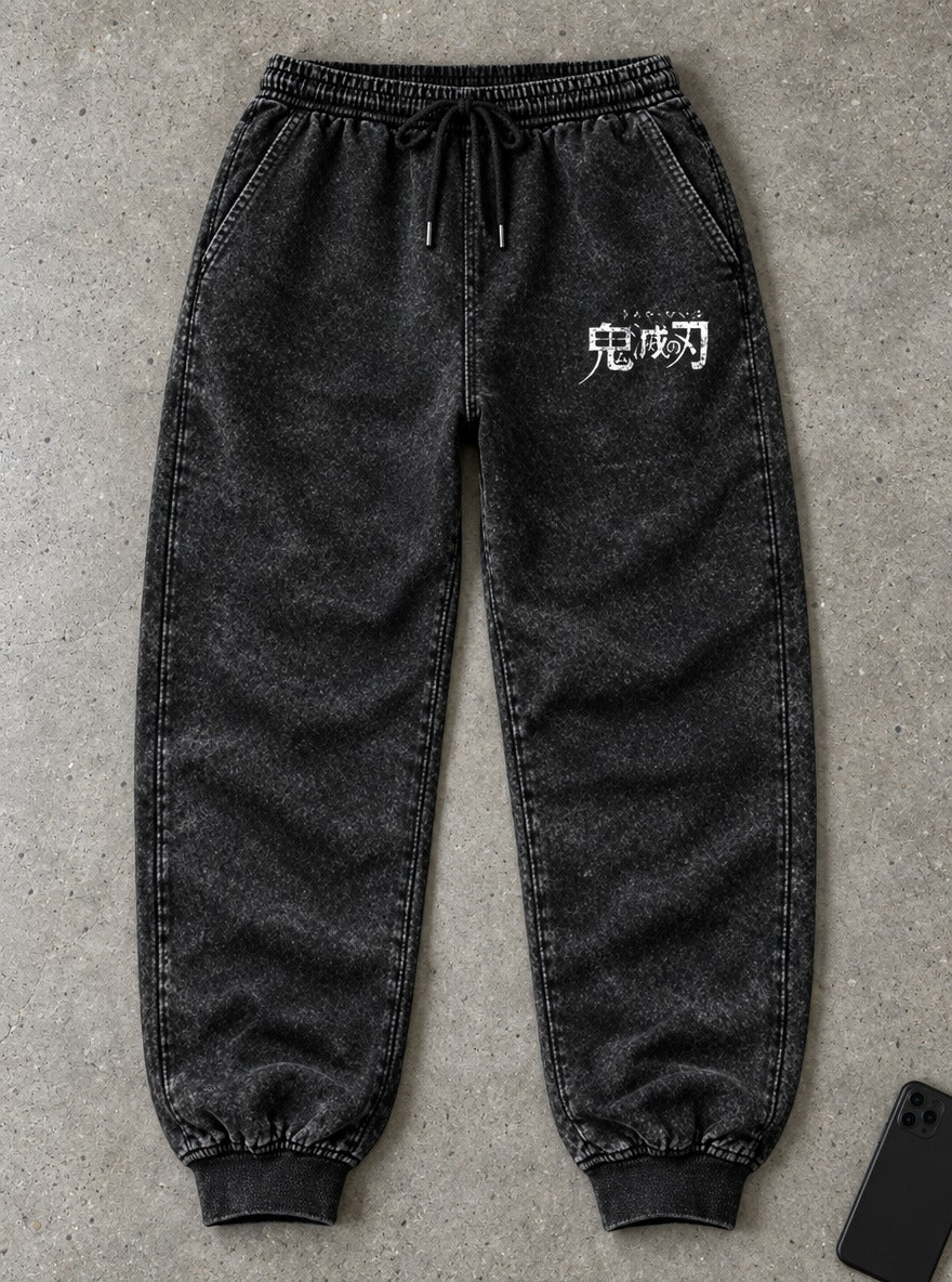 Slayer Logo Joggers – Slayer Logo Joggers – flat-lay | Demon Slayer