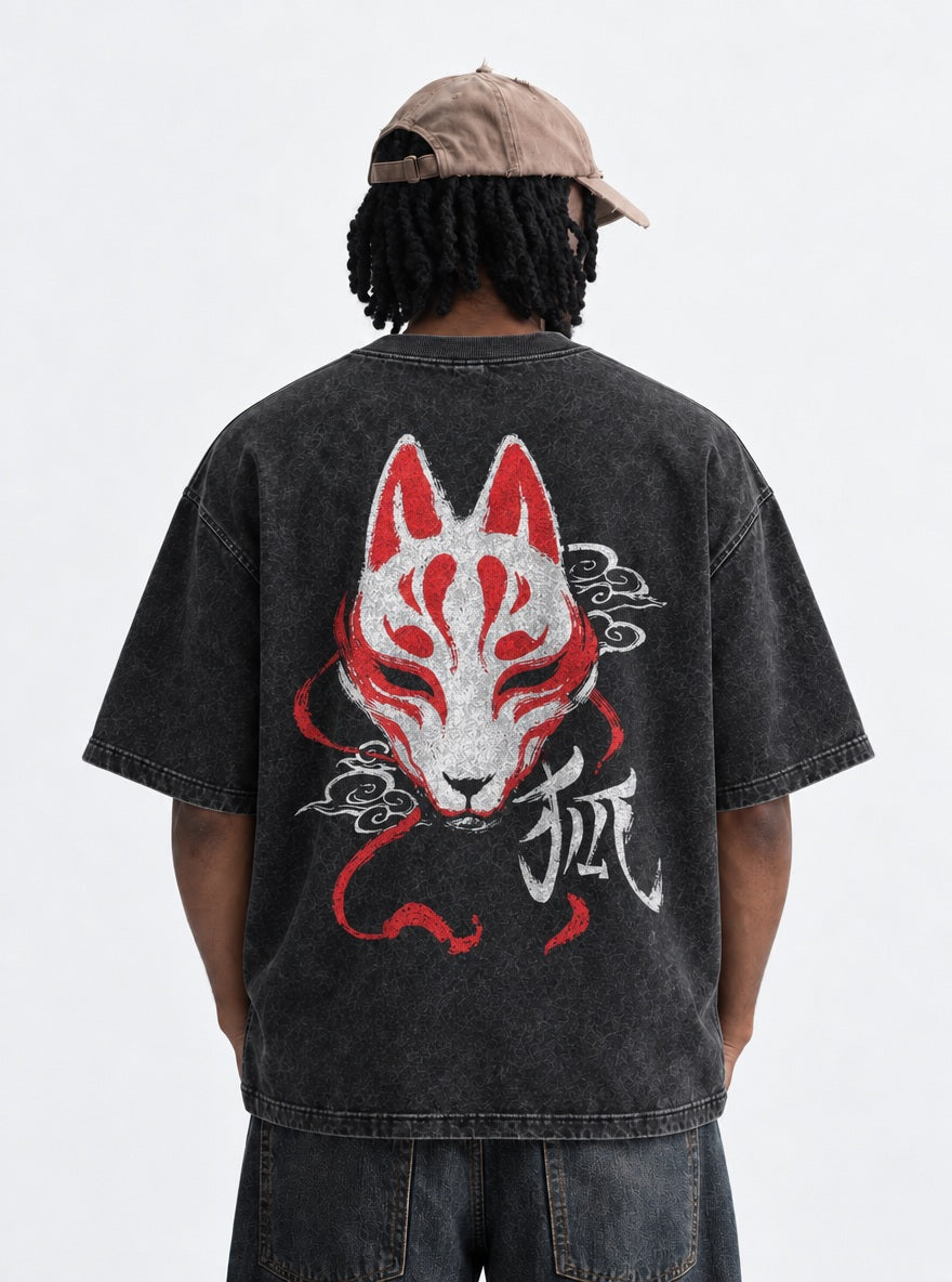 Slayer Mask – T-Shirt – model shot | Demon Slayer