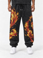 Flame Breathing Joggers – Flame Breathing Joggers – model shot | Demon Slayer