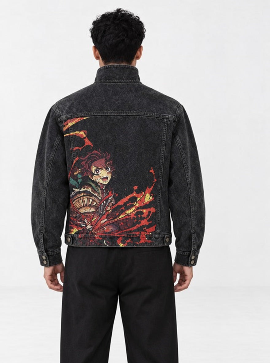 Rogue Jacket – Sun Slash – model shot | Demon Slayer