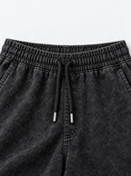Zenitsu Logo Joggers – Zenitsu Logo Joggers – close up 1 | Demon Slayer