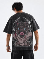 Boar Head – T-Shirt – model shot | Demon Slayer