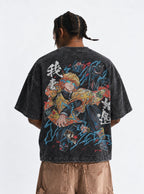 Zenitsu Lightning – T-Shirt – model shot | Demon Slayer