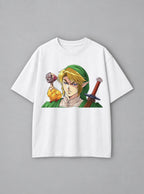 Dio Link – White Tee – mockup | Meme Tees