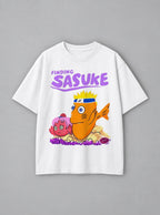 Finding Sasuke – White Tee – mockup | Meme Tees