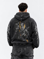 Ember Gaze – Hoodie – model shot | Fire Force