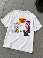 Frieren & Fern – White Tee – flat-lay | Meme Tees