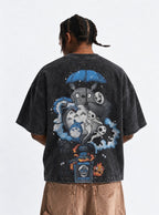 Totoro Umbrella – T-Shirt – model shot | Ghibli