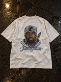 Johnye Joestar – White Tee – flat-lay | Meme Tees