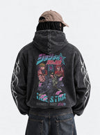 Joestar Showdown – Hoodie – model shot | JoJo