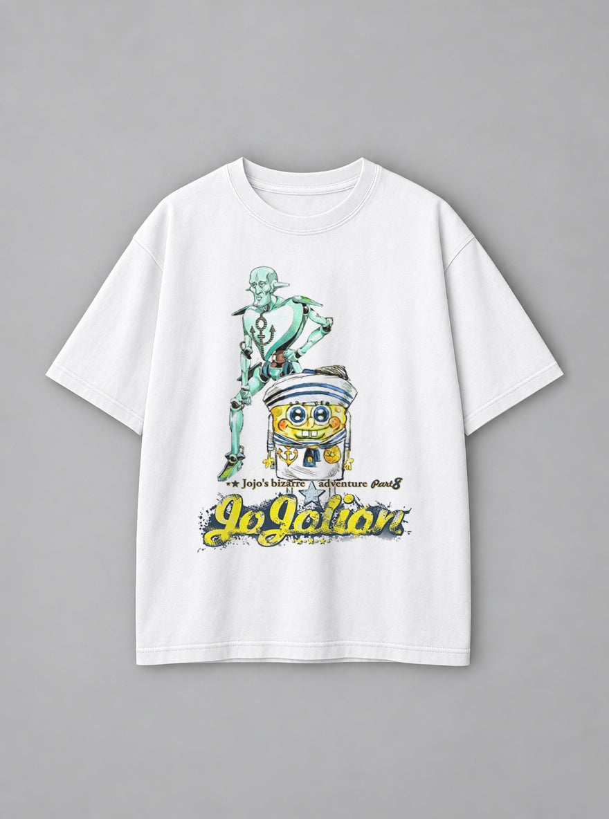 Jojolion – White Tee – mockup | Meme Tees