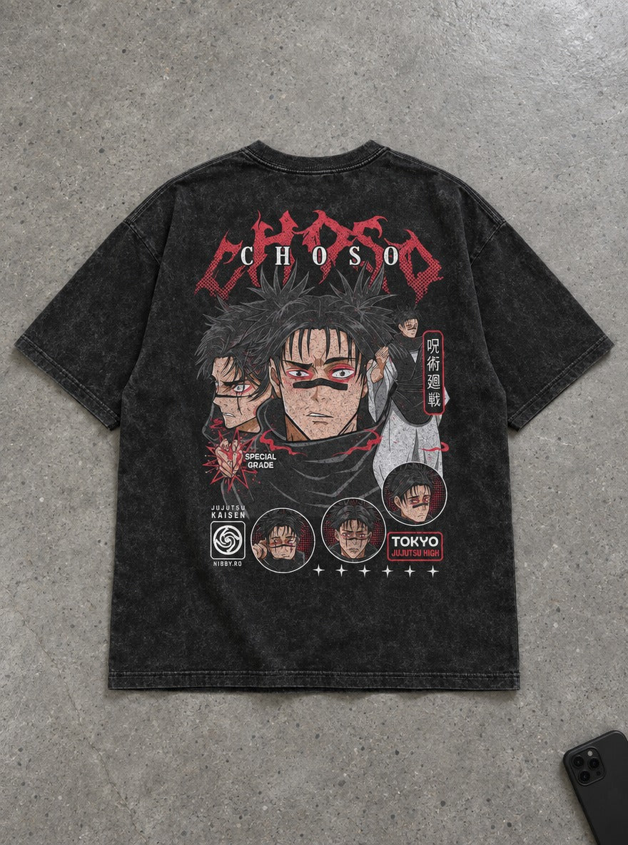 Choso – T-Shirt – flat-lay | Jujutsu Kaisen