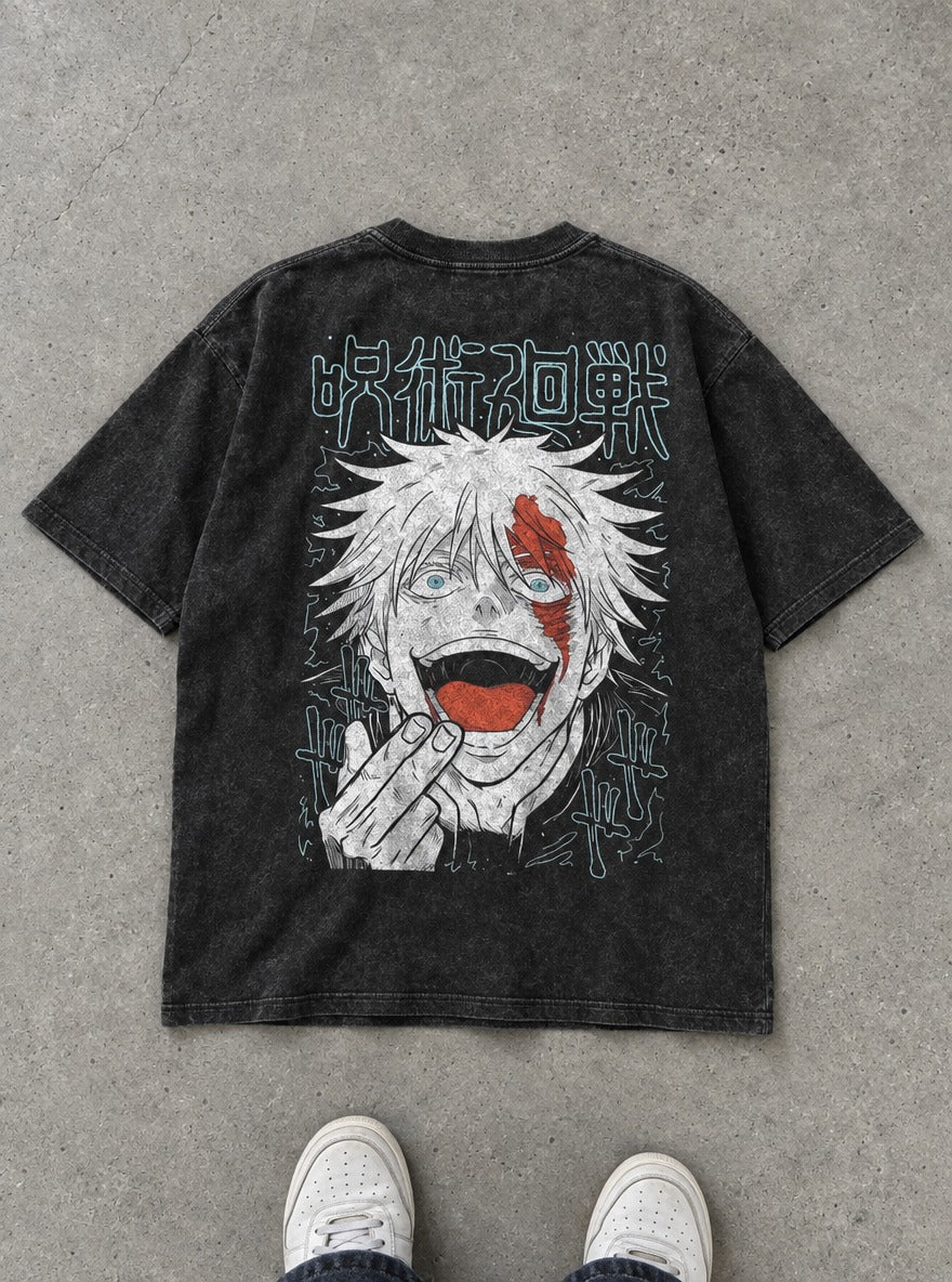Gojo Awakened – T-Shirt – flat-lay | Jujutsu Kaisen